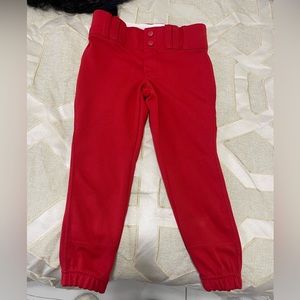 Girl baseball pants
